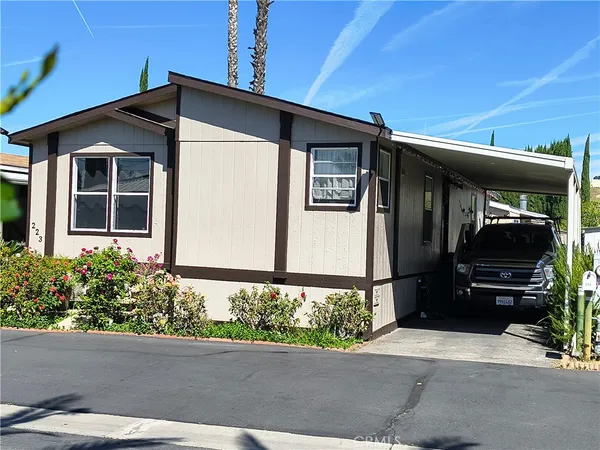 a front view of house