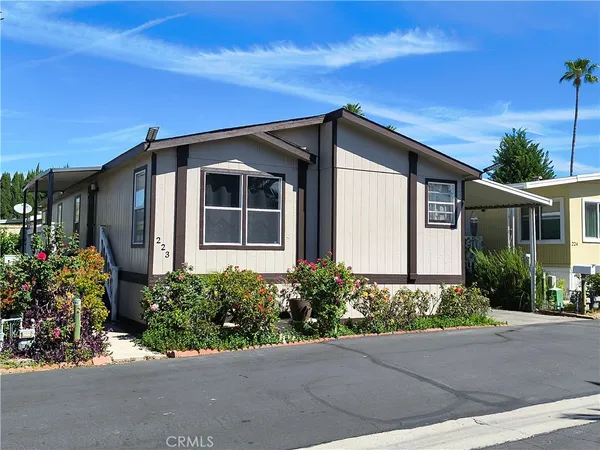 front view of a house with a street