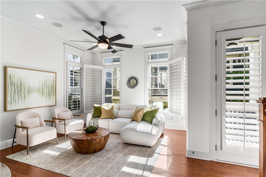 2003 Hibernia Bend Decatur, GA 30030 - Photo 19 of 52 a living room with furniture and a large window