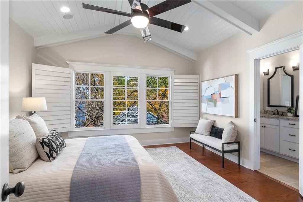 2003 Hibernia Bend Decatur, GA 30030 - Photo 26 of 52 a bedroom with a large bed and a couch