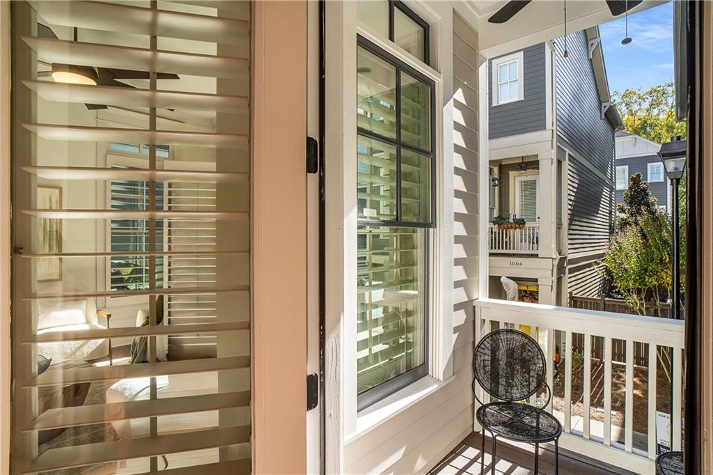 2003 Hibernia Bend Decatur, GA 30030 - Photo 38 of 52 a view of a balcony with a potted plant