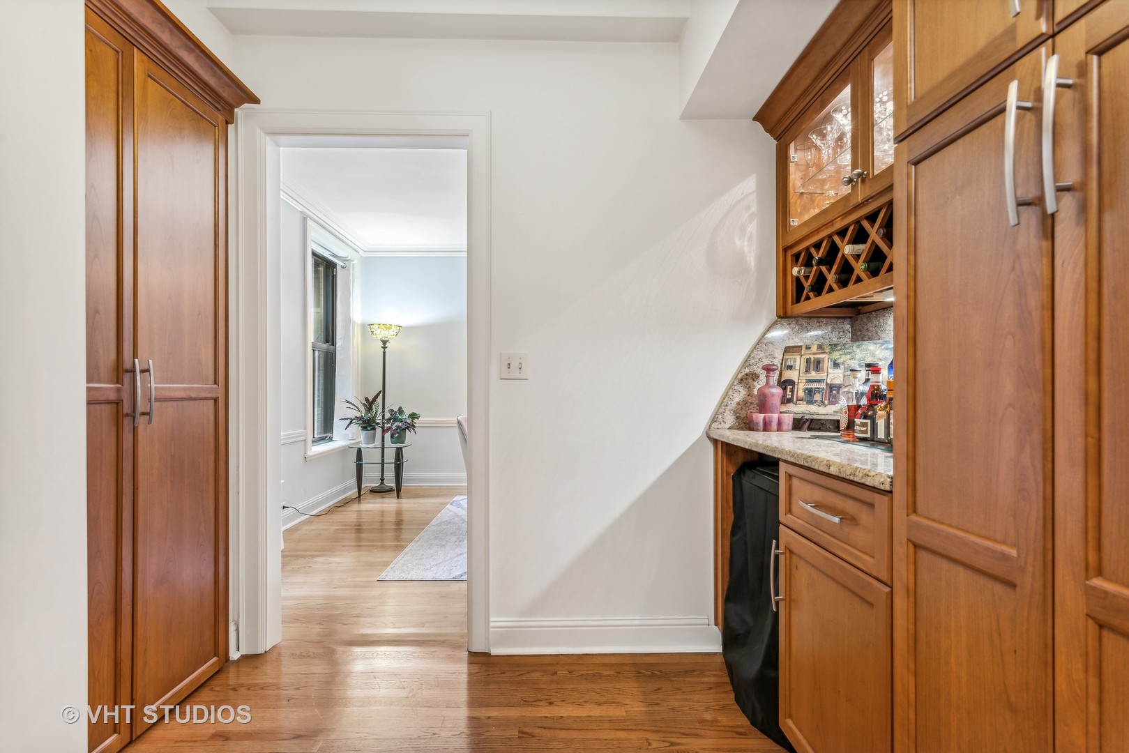 3100 North Sheridan Road, Unit 8B Chicago, IL 60657 - Photo 22 of 28 a view of hallway with wooden floor