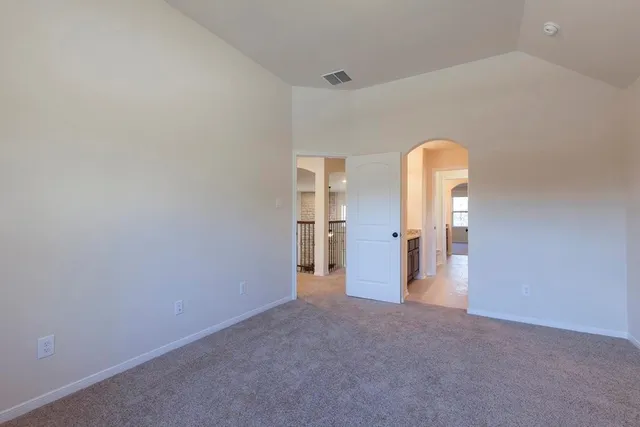 a view of a room with closet