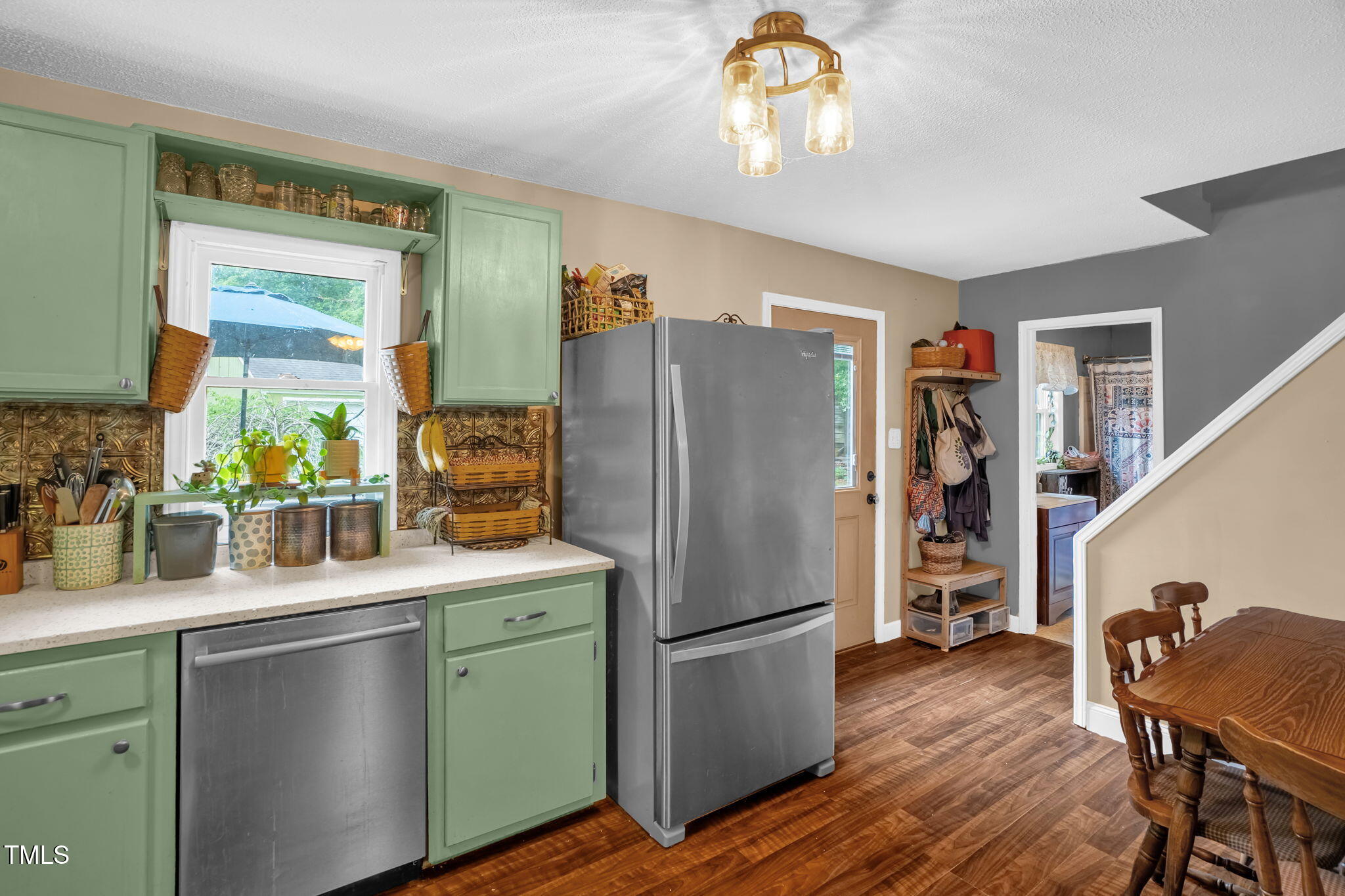 1869 Brevard Road Graham, NC 27253 - Photo 4 of 32 Kitchen with access to stairs