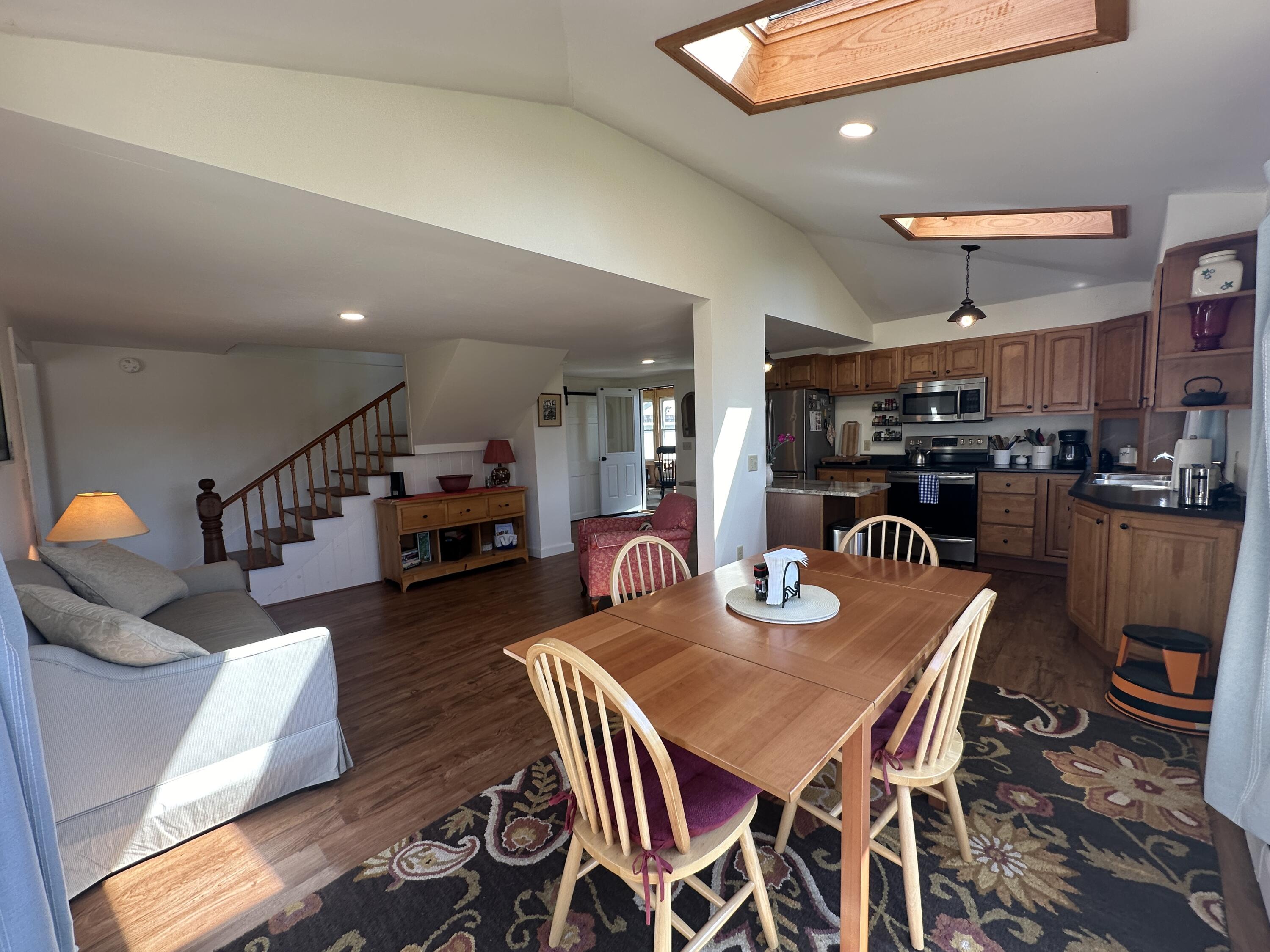 338 Johnson Cove Road Roque Bluffs, ME 04654 - Photo 15 of 49 Kitchen_Dining_Living Room from Deck Doo