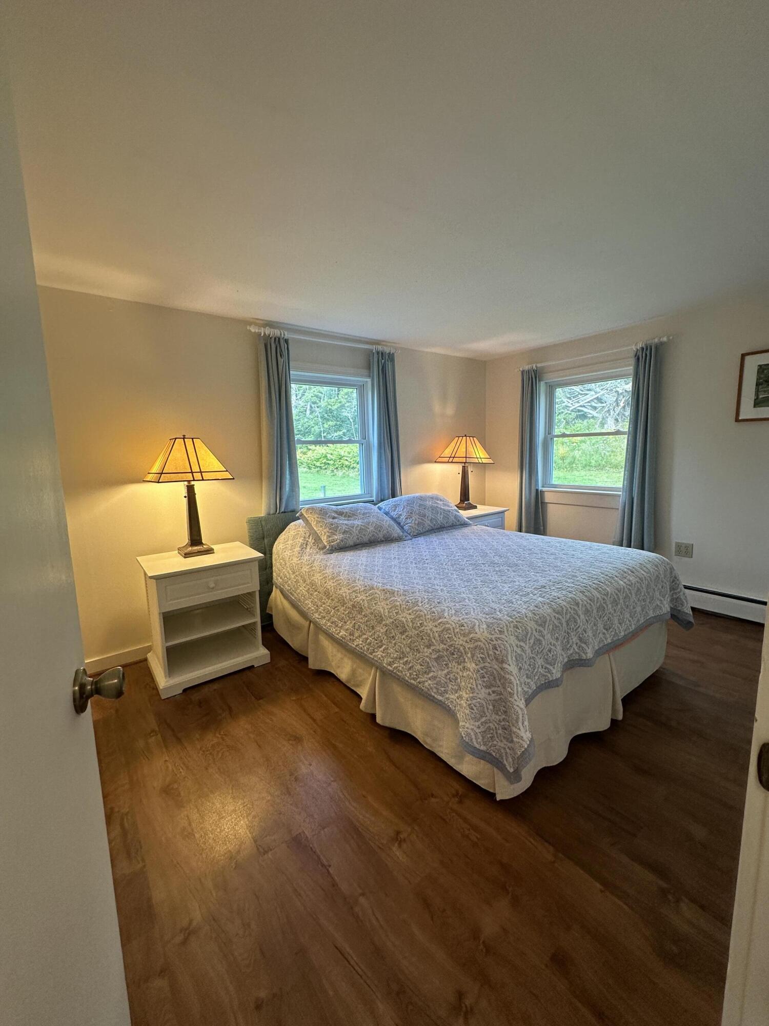 338 Johnson Cove Road Roque Bluffs, ME 04654 - Photo 27 of 49 1st Floor Bedroom 2 from Door