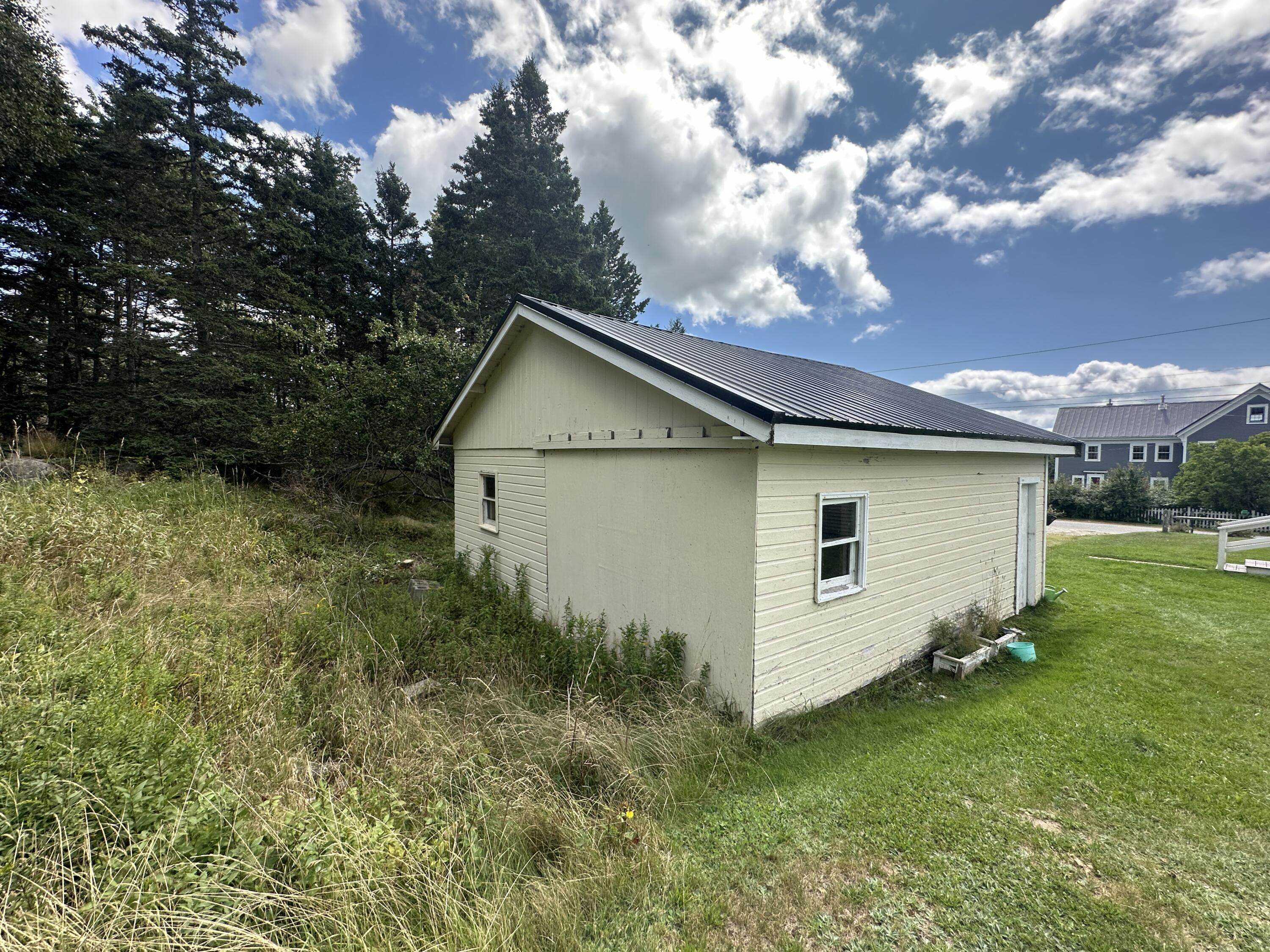 338 Johnson Cove Road Roque Bluffs, ME 04654 - Photo 42 of 49 Garage- Back & Side