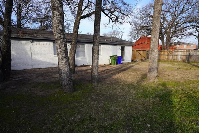 a view of outdoor space with garden