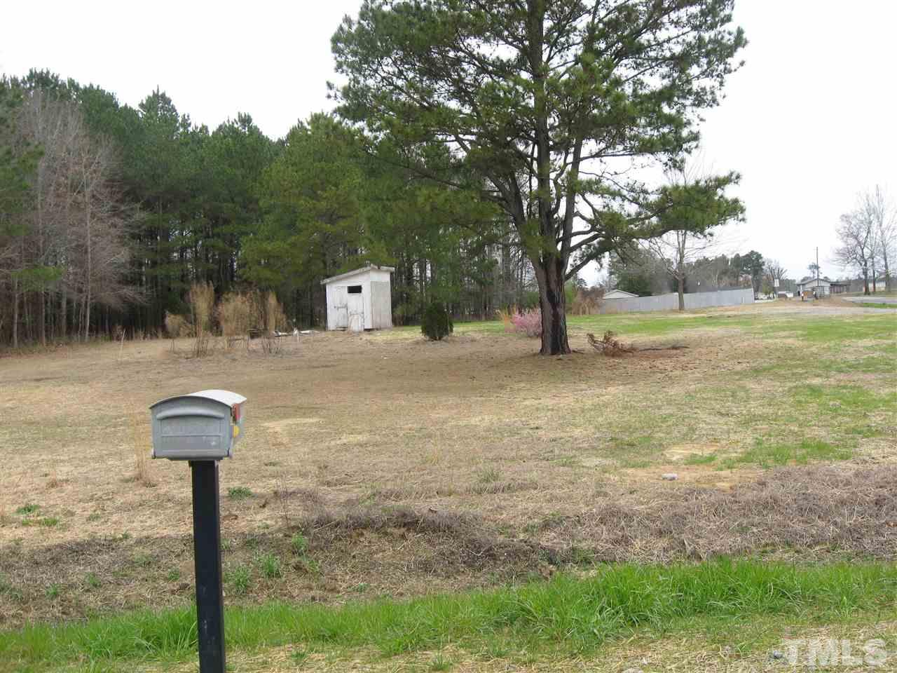 From the neighbors mailbox looking horizontal to Davis Mill Road.