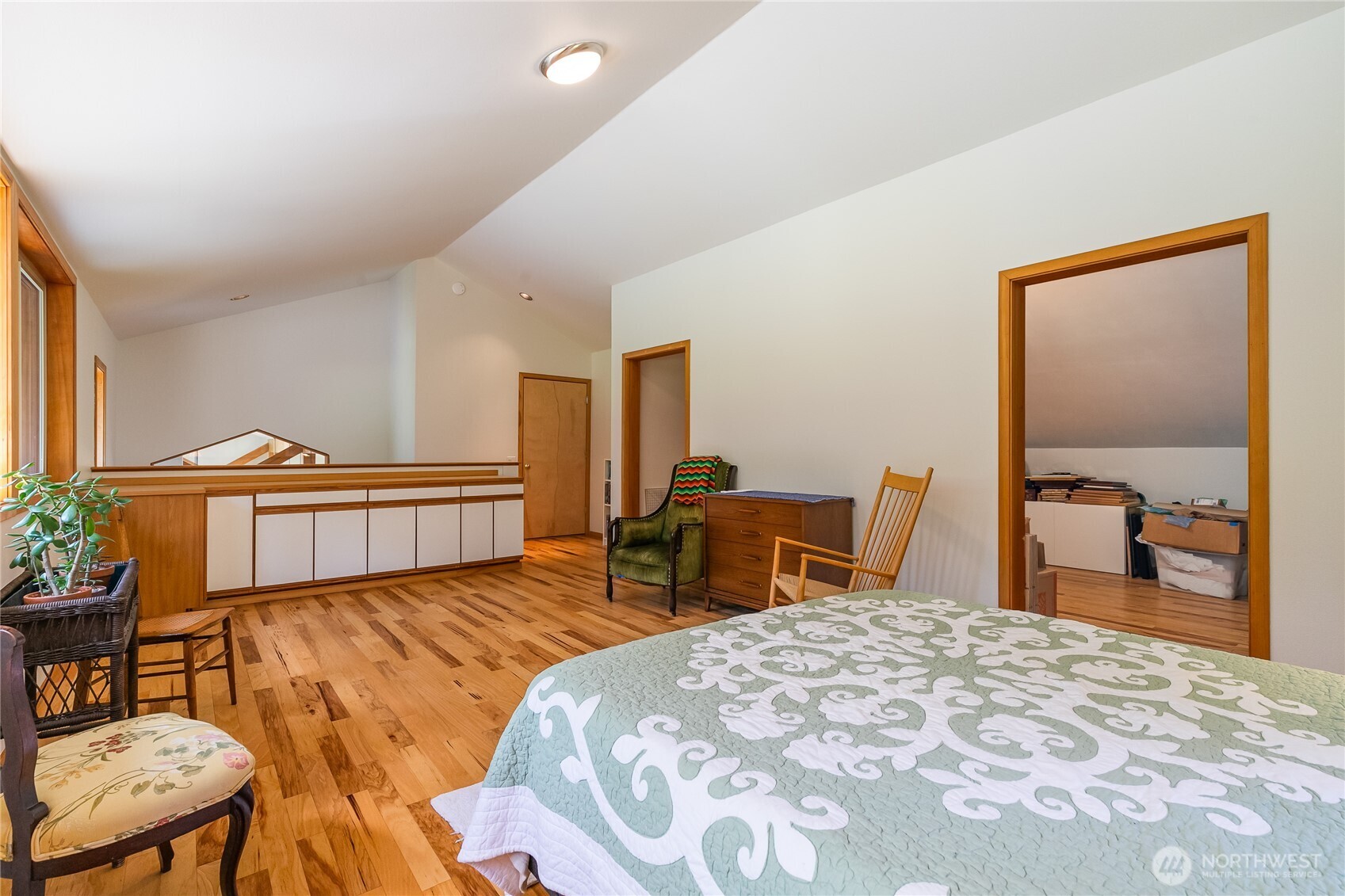 2490 Goshen Road Bellingham, WA 98226 - Photo 25 of 40 a bedroom with furniture and a wooden floor