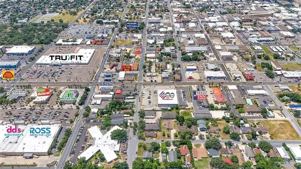 an aerial view of city