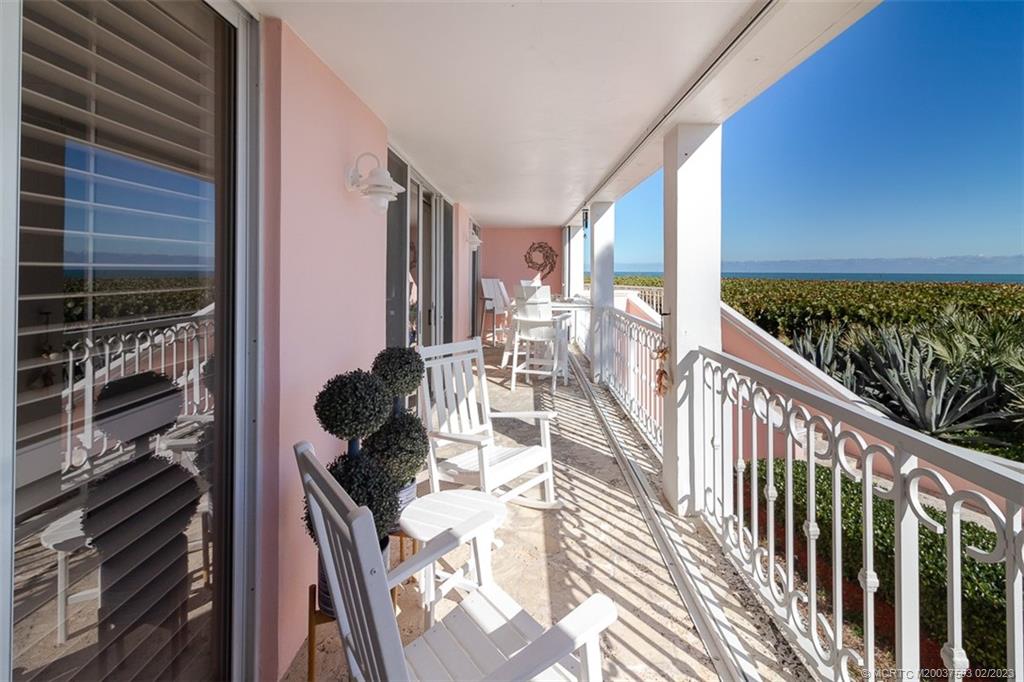 1701 Northeast Ocean Boulevard, Unit 103 Stuart, FL 34996 - Photo 32 of 46 a view of balcony and patio