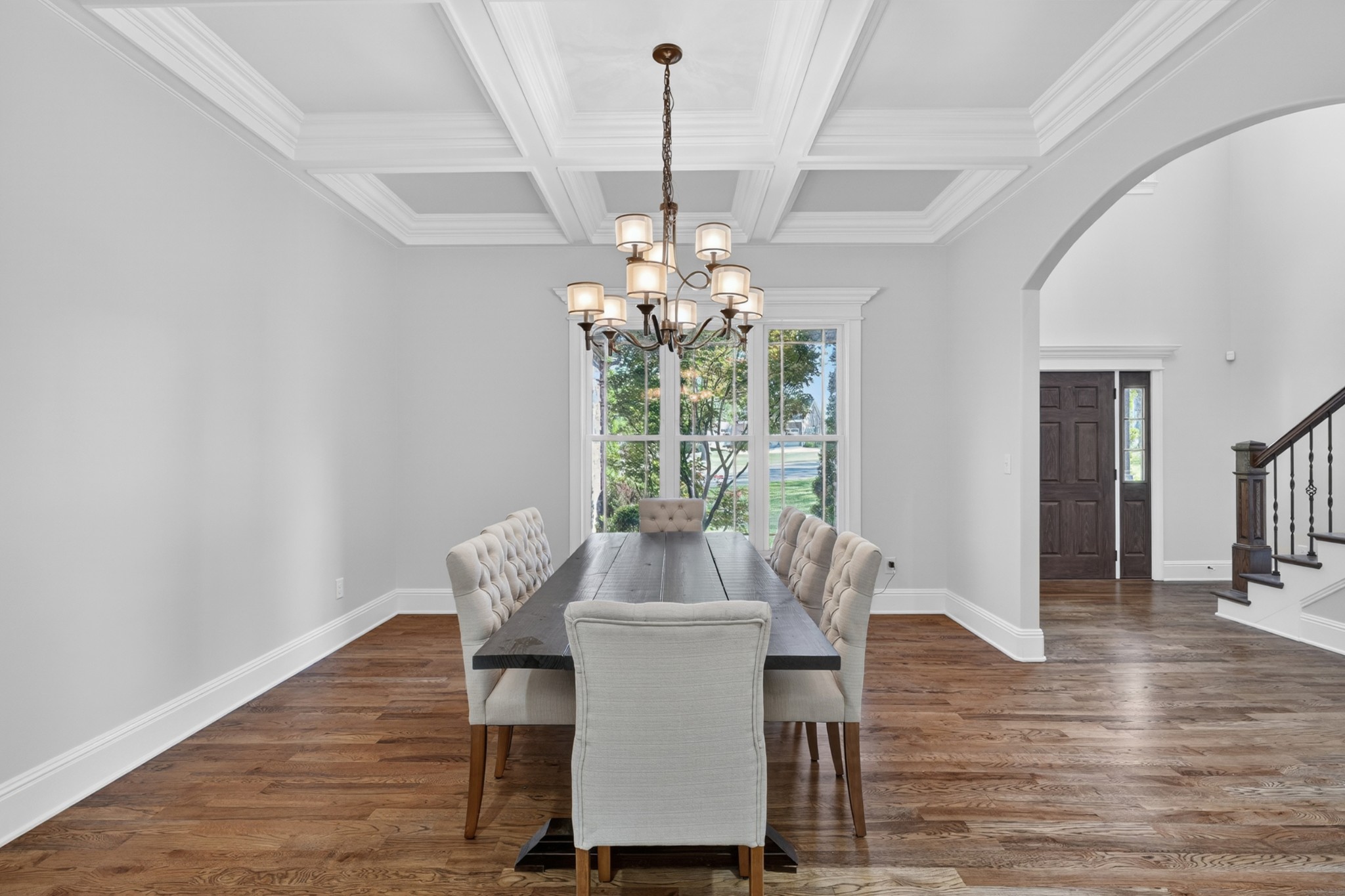 2 Knotting Hill Road Fayetteville, TN 37334 - Photo 14 of 64 a dining room with furniture a large window and wooden floor