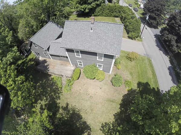 4 Shaw Street Medway, MA 02053 - Photo 25 of 25 an aerial view of a house with a yard and greenery