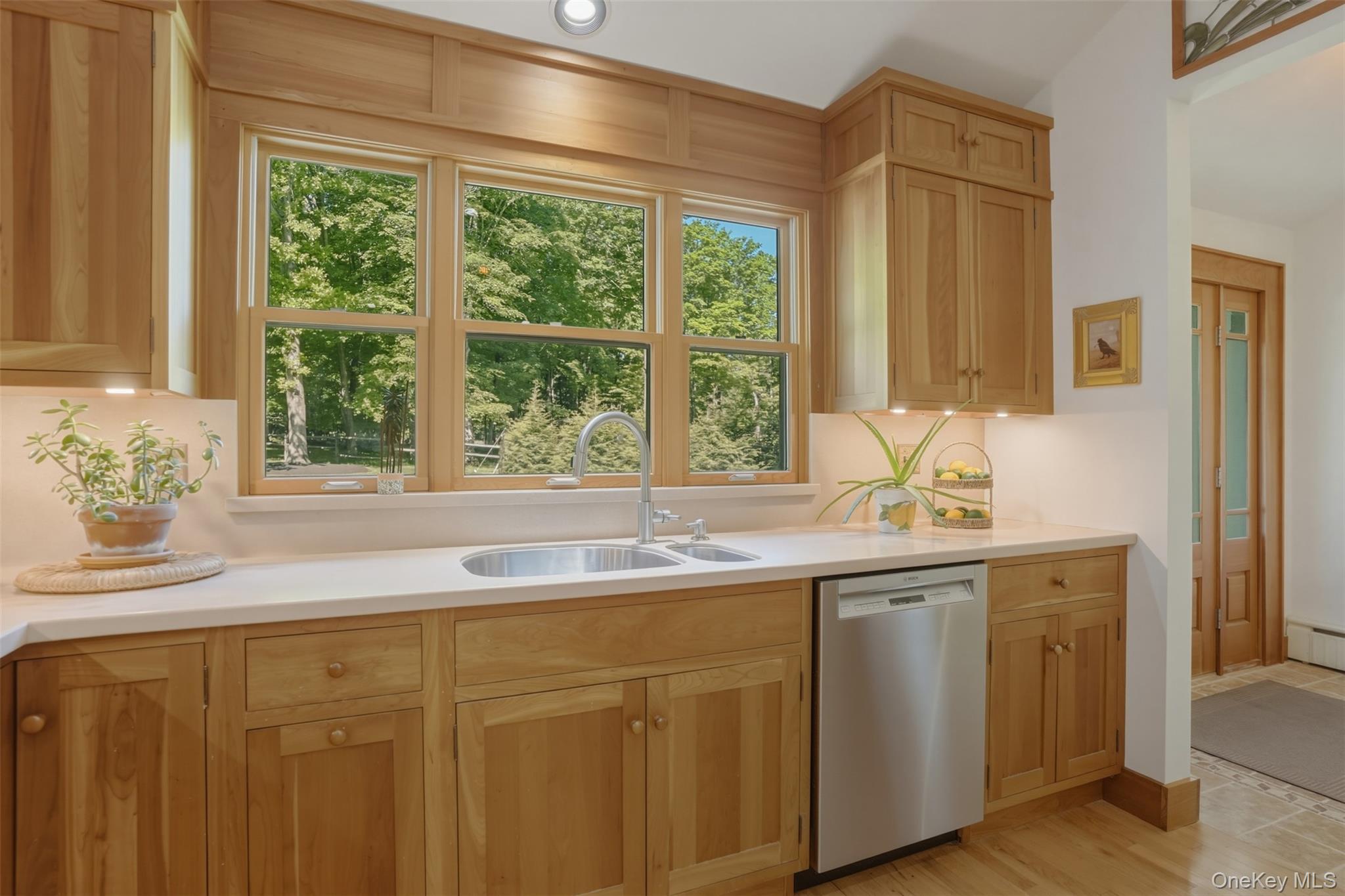 97 Walling Road Warwick, NY 10990 - Photo 6 of 43 Chef's kitchen featuring dual sink and dishwasher with beautiful property view.