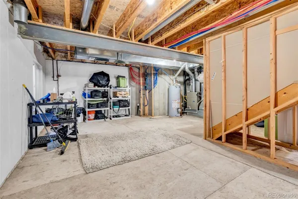 a view of storage and utility room