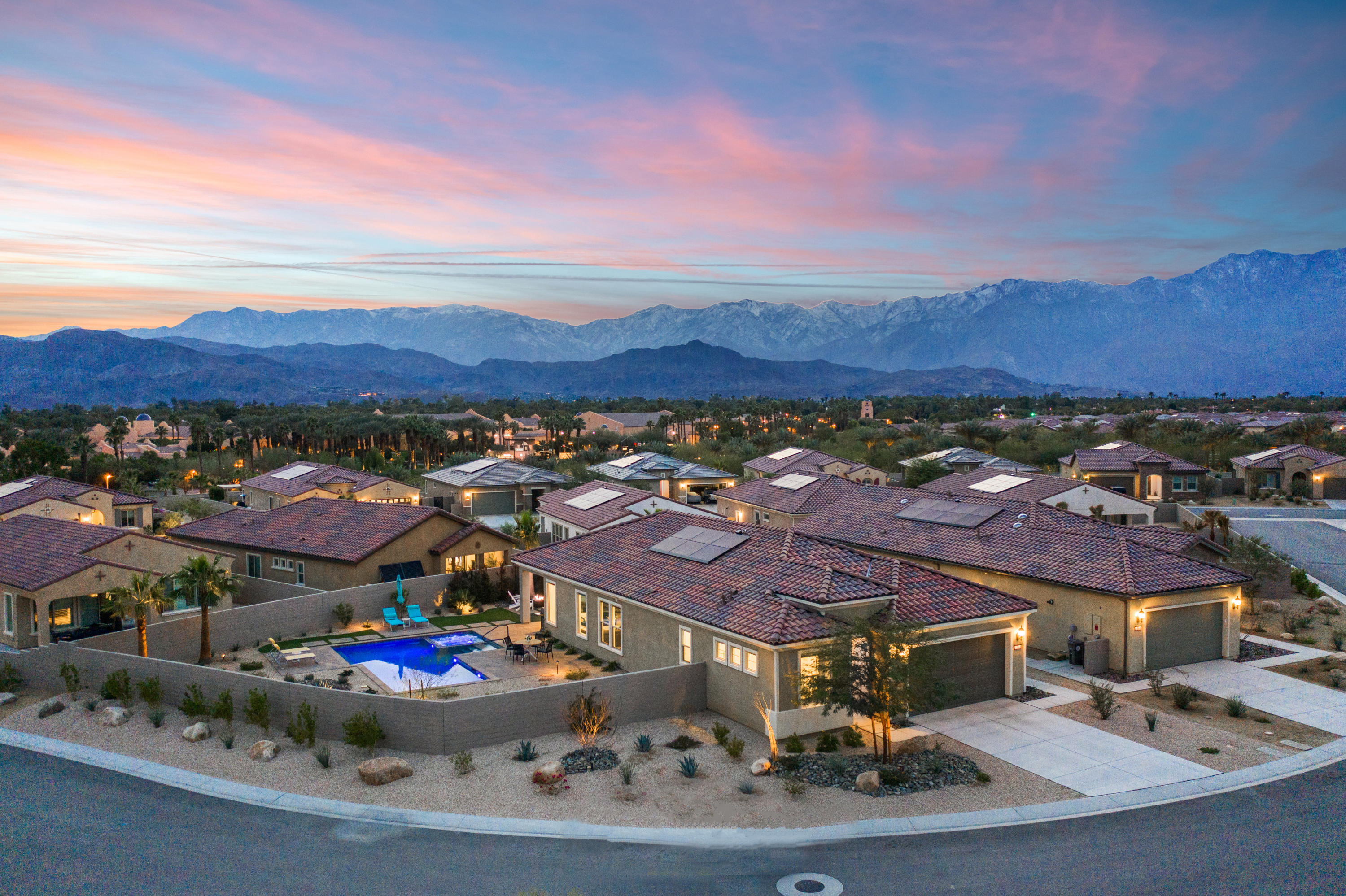 23 Tempranillo Rancho Mirage, CA 92270 - Photo 5 of 51 a view of a city with mountains