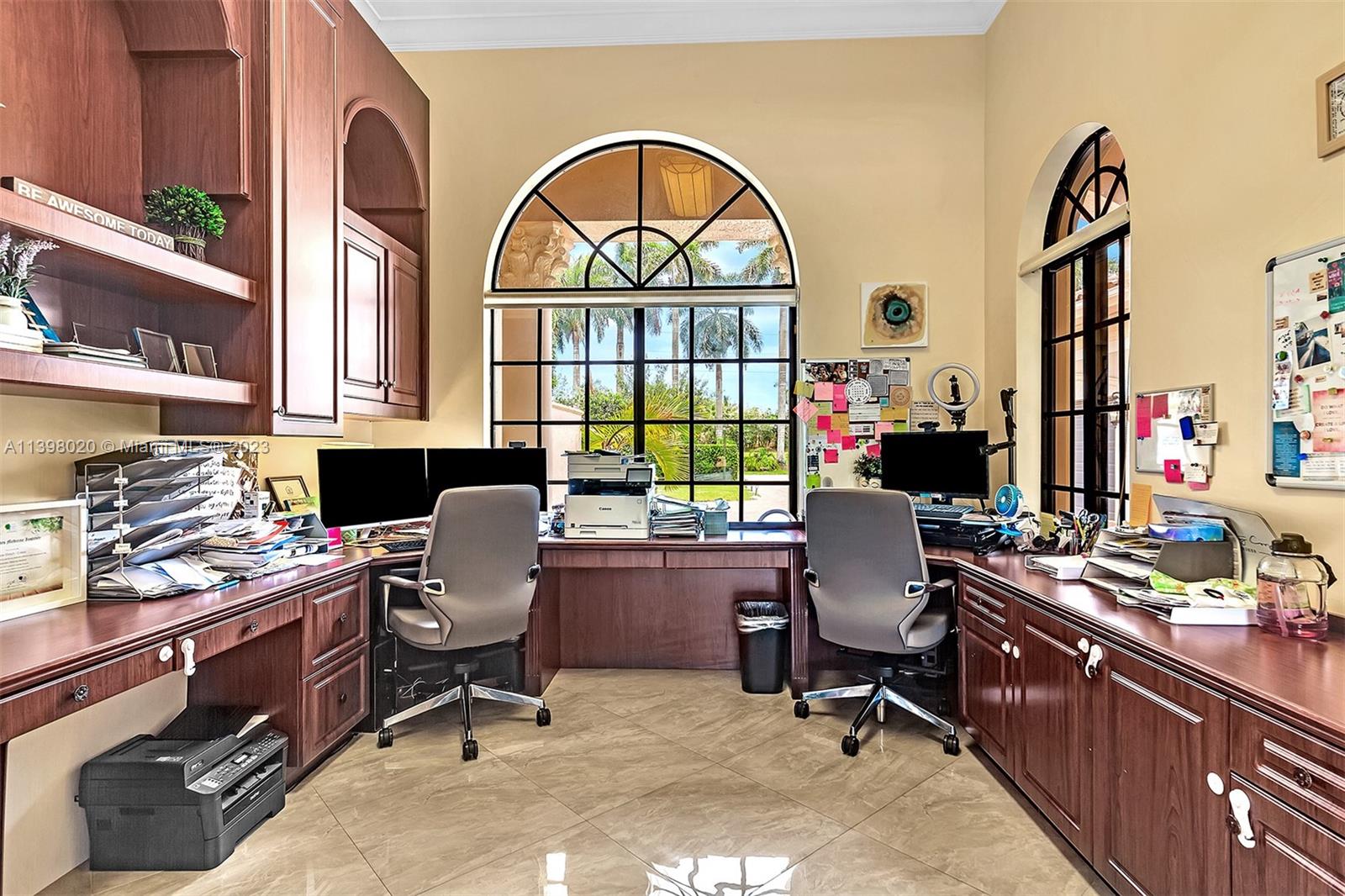 731 Ranch Road Weston, FL 33326 - Photo 15 of 53 a view of a workspace with a window and chair