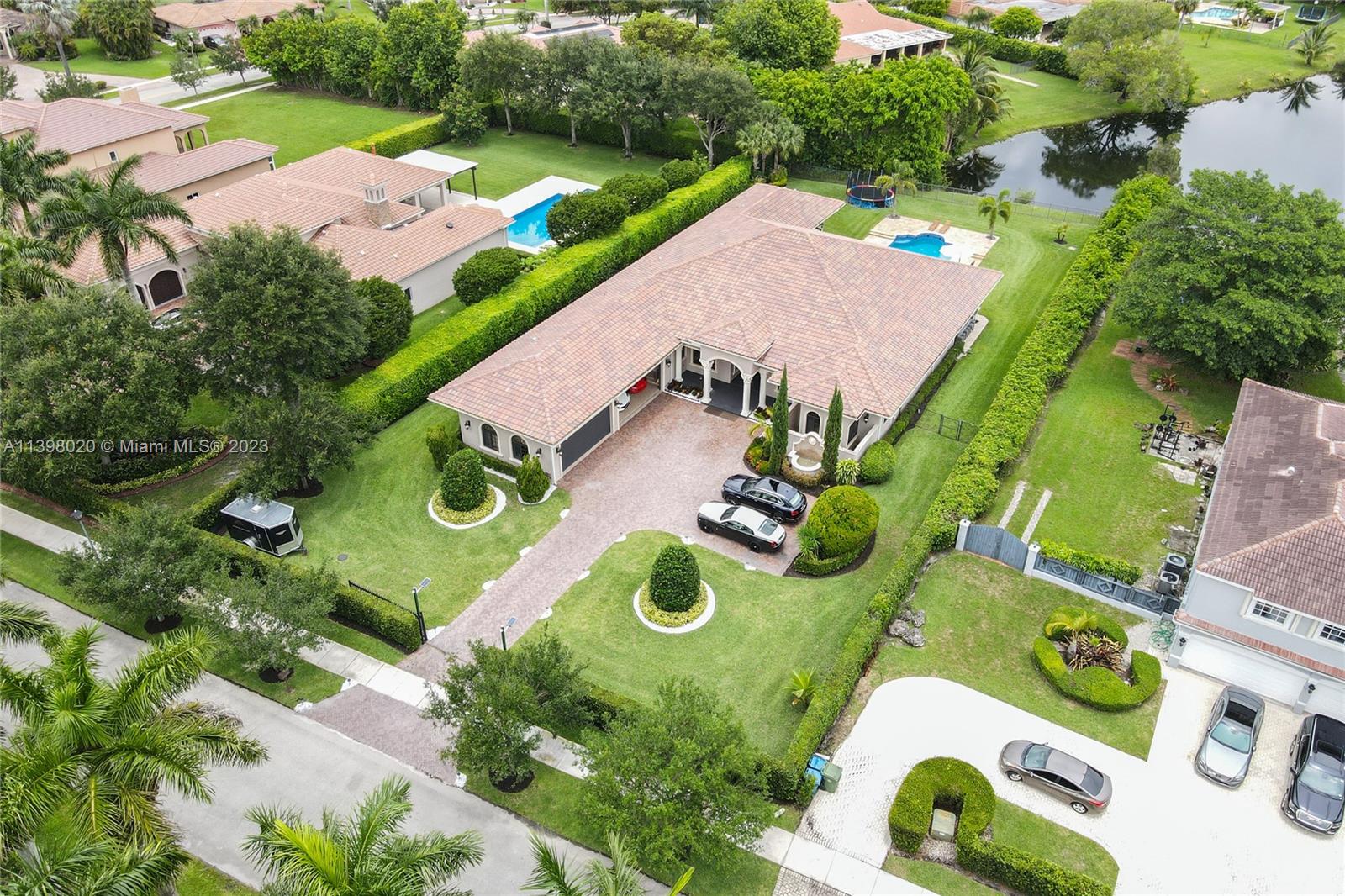 731 Ranch Road Weston, FL 33326 - Photo 53 of 53 an aerial view of a house