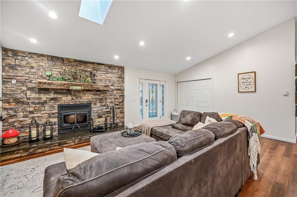 112 Willadell Road Transfer, PA 16154 - Photo 12 of 43 a living room with furniture and a fireplace