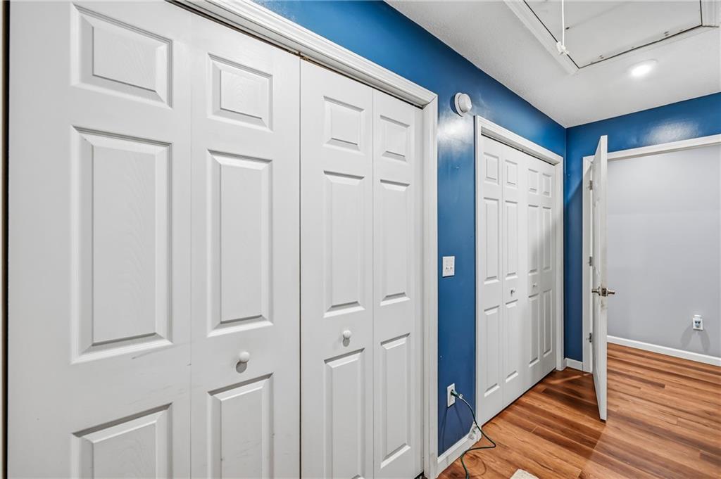 112 Willadell Road Transfer, PA 16154 - Photo 30 of 43 a view of a hallway with wooden floor and staircase