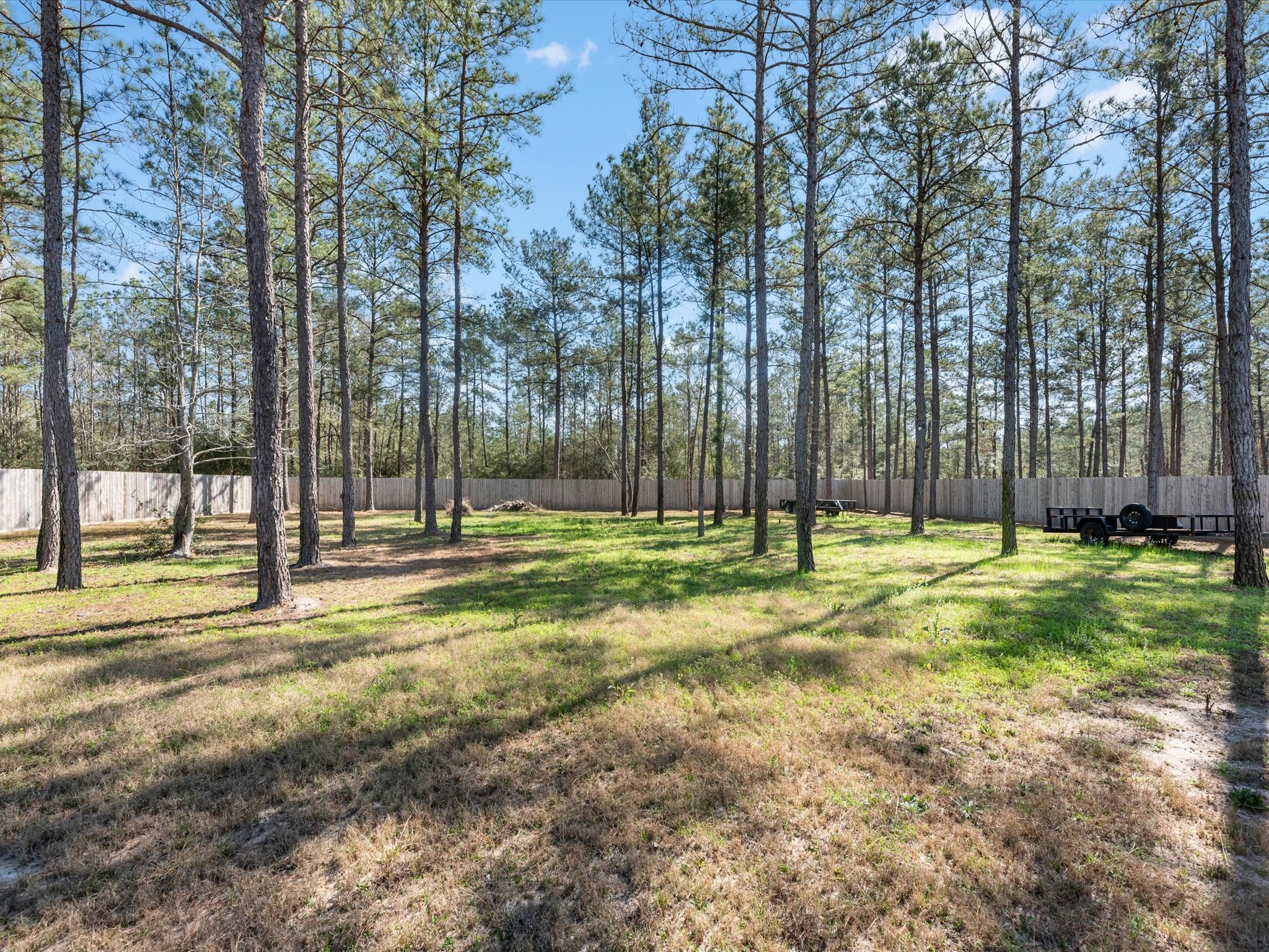 9746 Guadalupe Street Conroe, TX 77303 - Photo 37 of 42 Back portion of the lot still wooded for privacy
