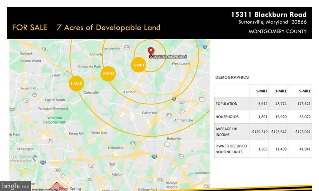 $2,125,000 | 15311 Blackburn Road, Burtonsville, MD 20866