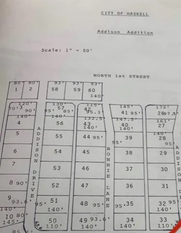$19,500 | 30 Addison Drive, Haskell, TX 79521