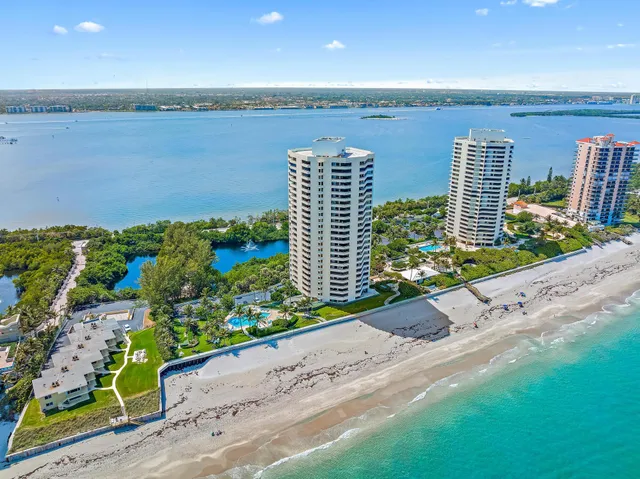 a view of a buildings with a garden