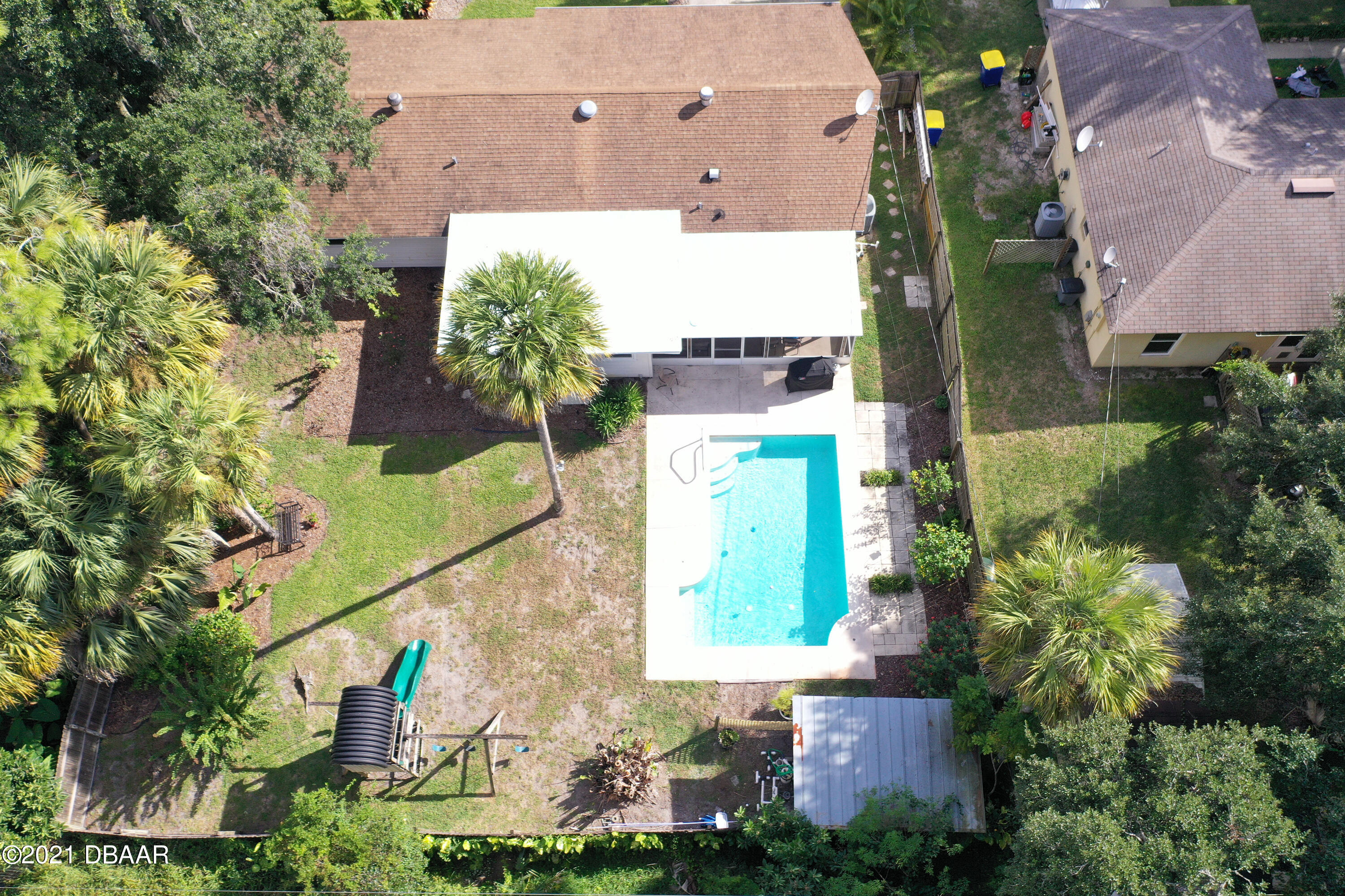 1522 Pine Tree Drive Edgewater, FL 32132 - Photo 24 of 26 an aerial view of residential houses with outdoor space and street view