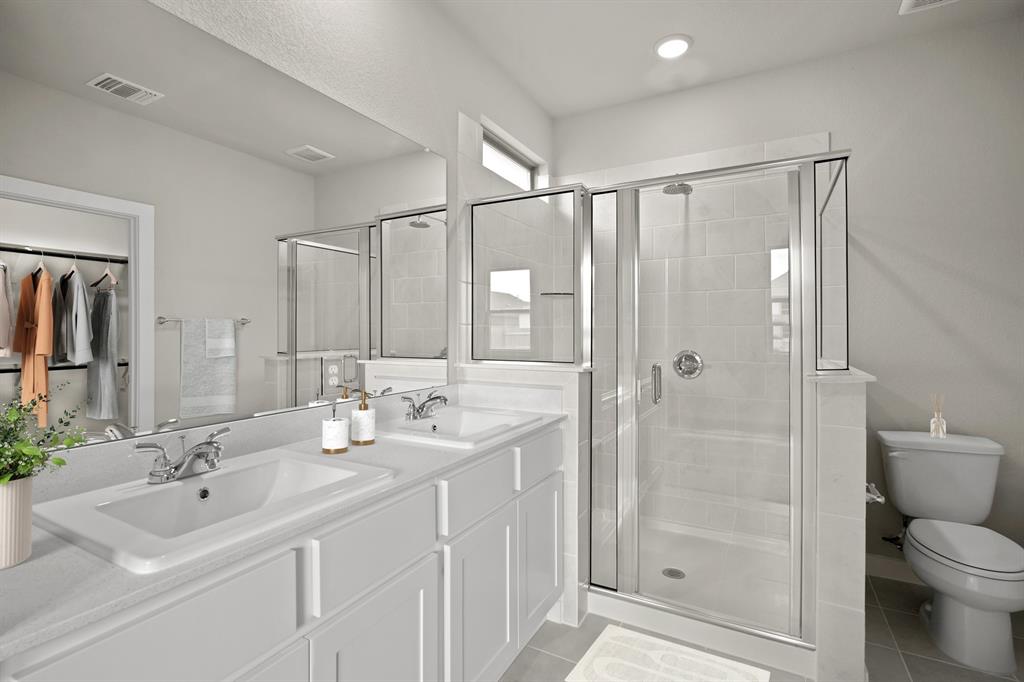844 Sunflower Road Lavon, TX 75166 - Photo 15 of 24 Primary Bathroom in the Birch home plan by Trophy Signature Homes – REPRESENTATIVE PHOTO