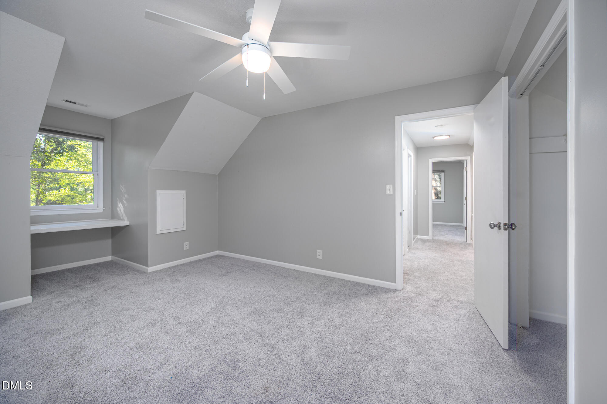 132 Hudson Hills Road Pittsboro, NC 27312 - Photo 25 of 43 an empty room with windows and fan