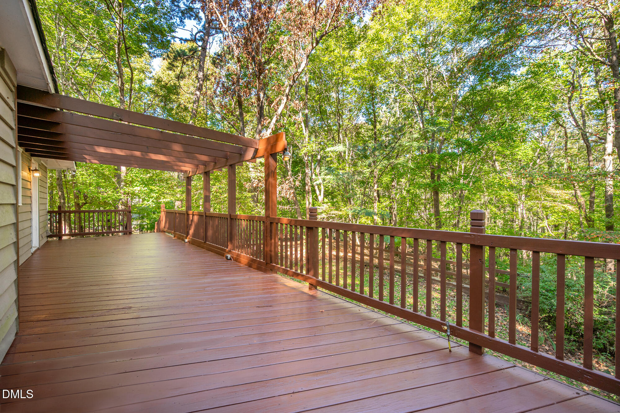 132 Hudson Hills Road Pittsboro, NC 27312 - Photo 34 of 43 a view of a patio with wooden floor