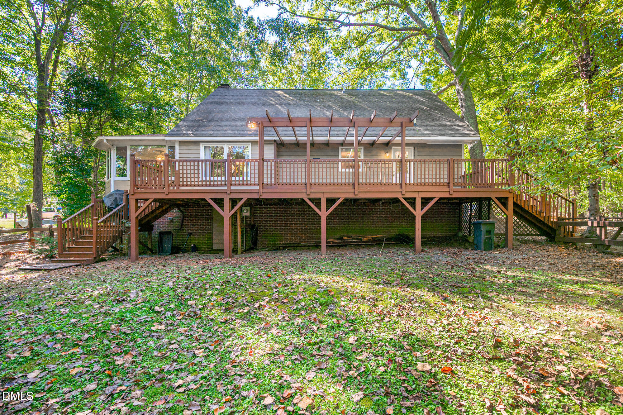 132 Hudson Hills Road Pittsboro, NC 27312 - Photo 41 of 43 a view of a house with backyard and trees