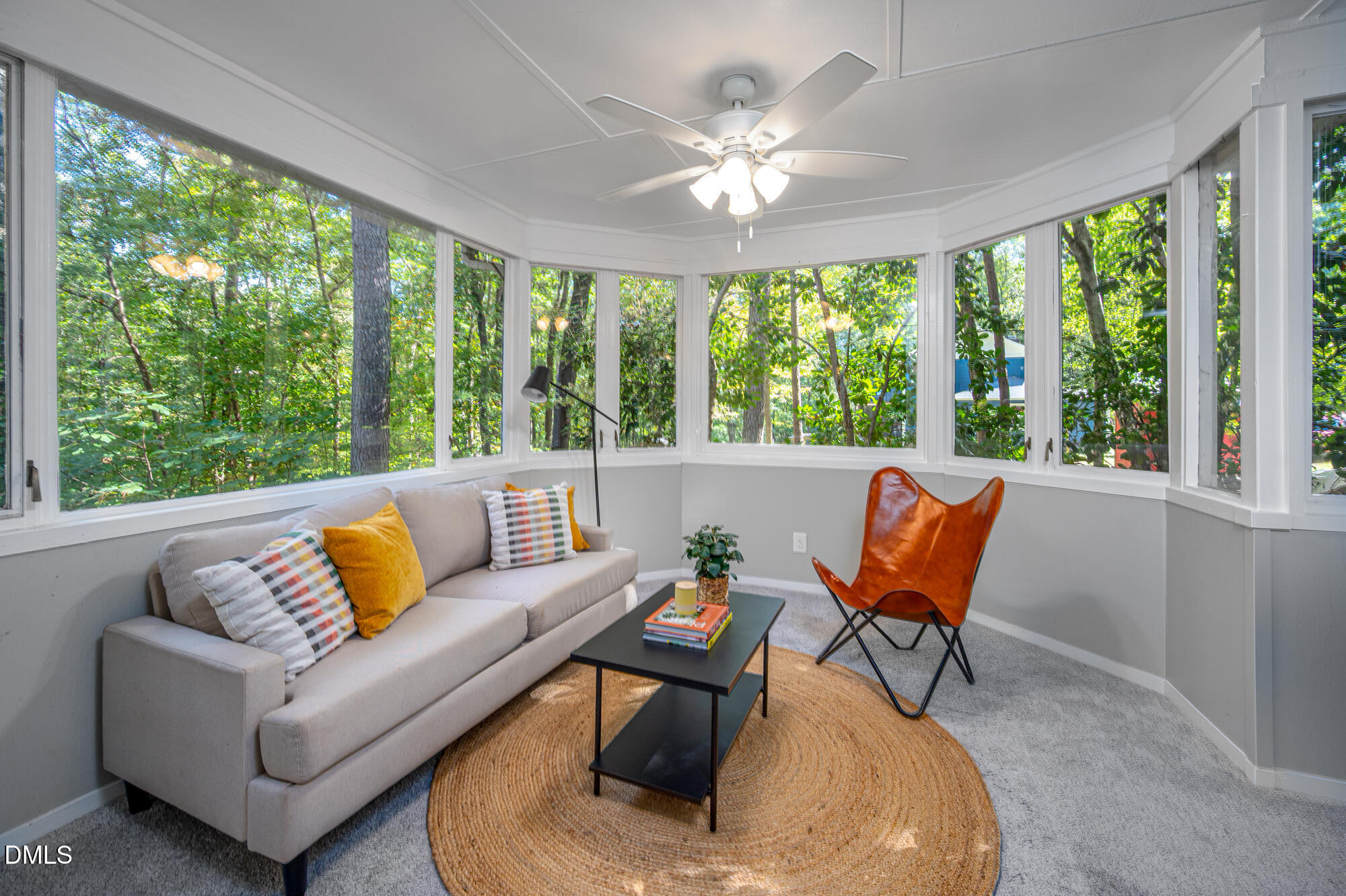 132 Hudson Hills Road Pittsboro, NC 27312 - Photo 7 of 43 a living room with furniture and a large window