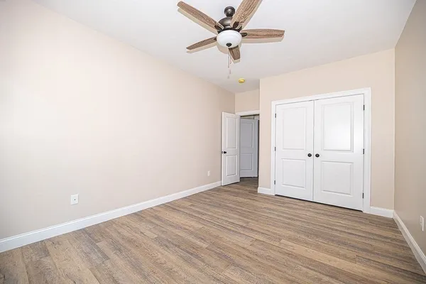 wooden floor in an empty room