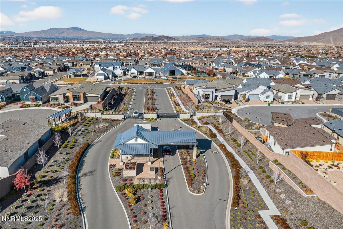 2160 Woodhouse Drive Reno, NV 89521 - Photo 38 of 38 an aerial view of a house with a mountain