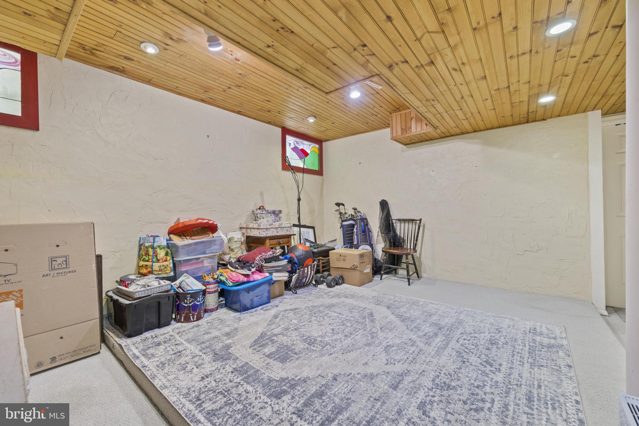 1561 Ritchie Lane Annapolis, MD 21401 - Photo 45 of 66 Spacious basement with cozy wood accents.