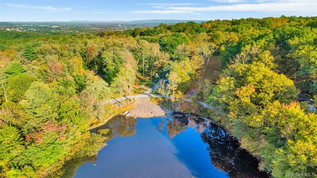 a view of a yard with an outdoor space