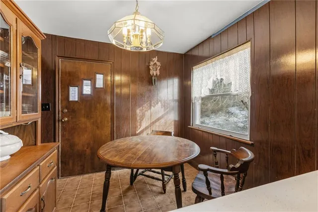 a large living room with a large window