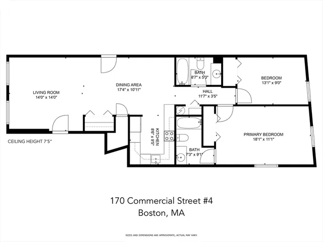 $950,000 | 170 Commercial Street, Unit 4, Boston, MA 02109
