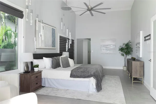 a bathroom with a double vanity sink toilet and shower