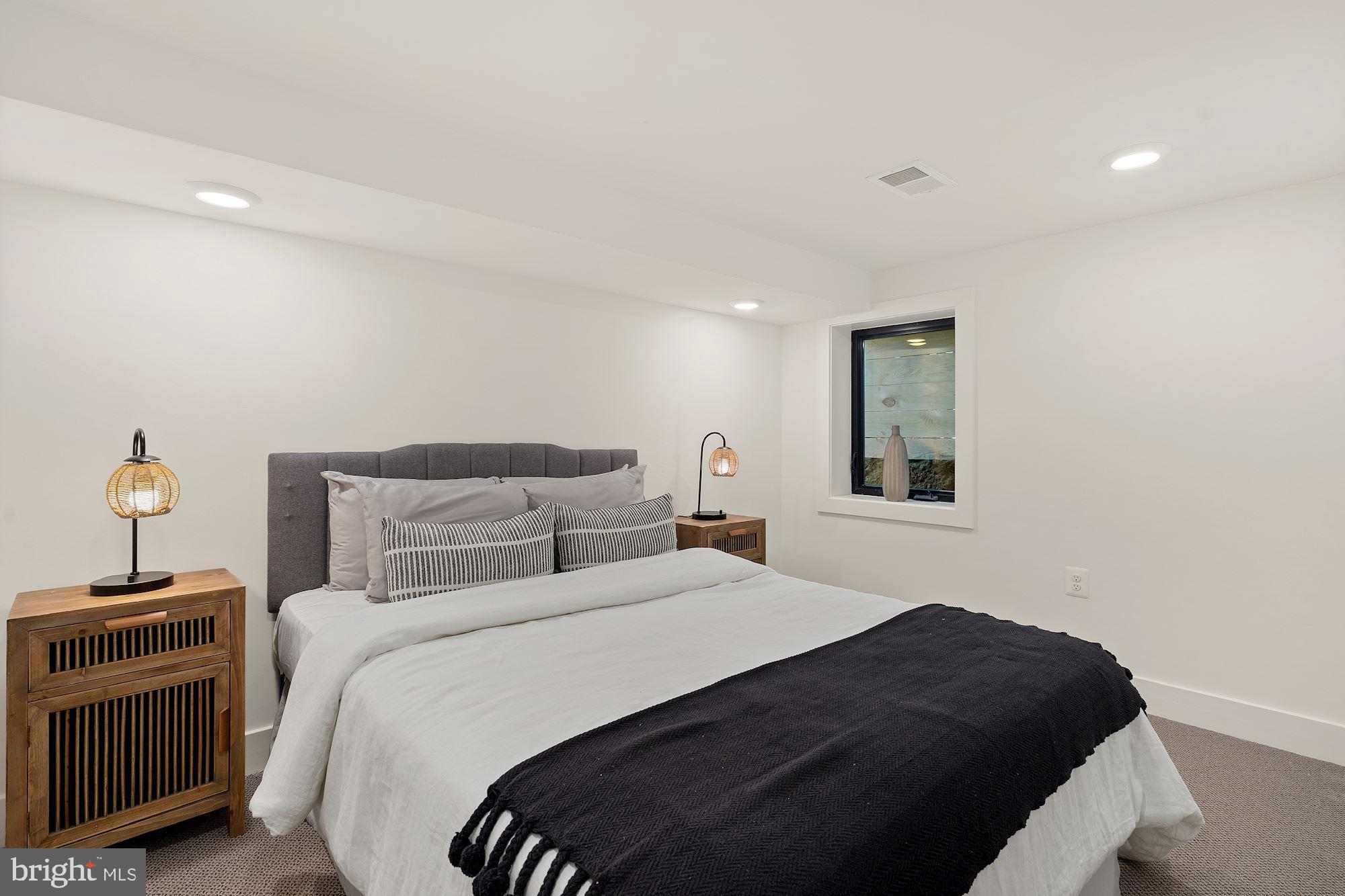 617 Lexington Place Northeast Washington, DC 20002 - Photo 25 of 43 Lower-Level Bedroom with full bath