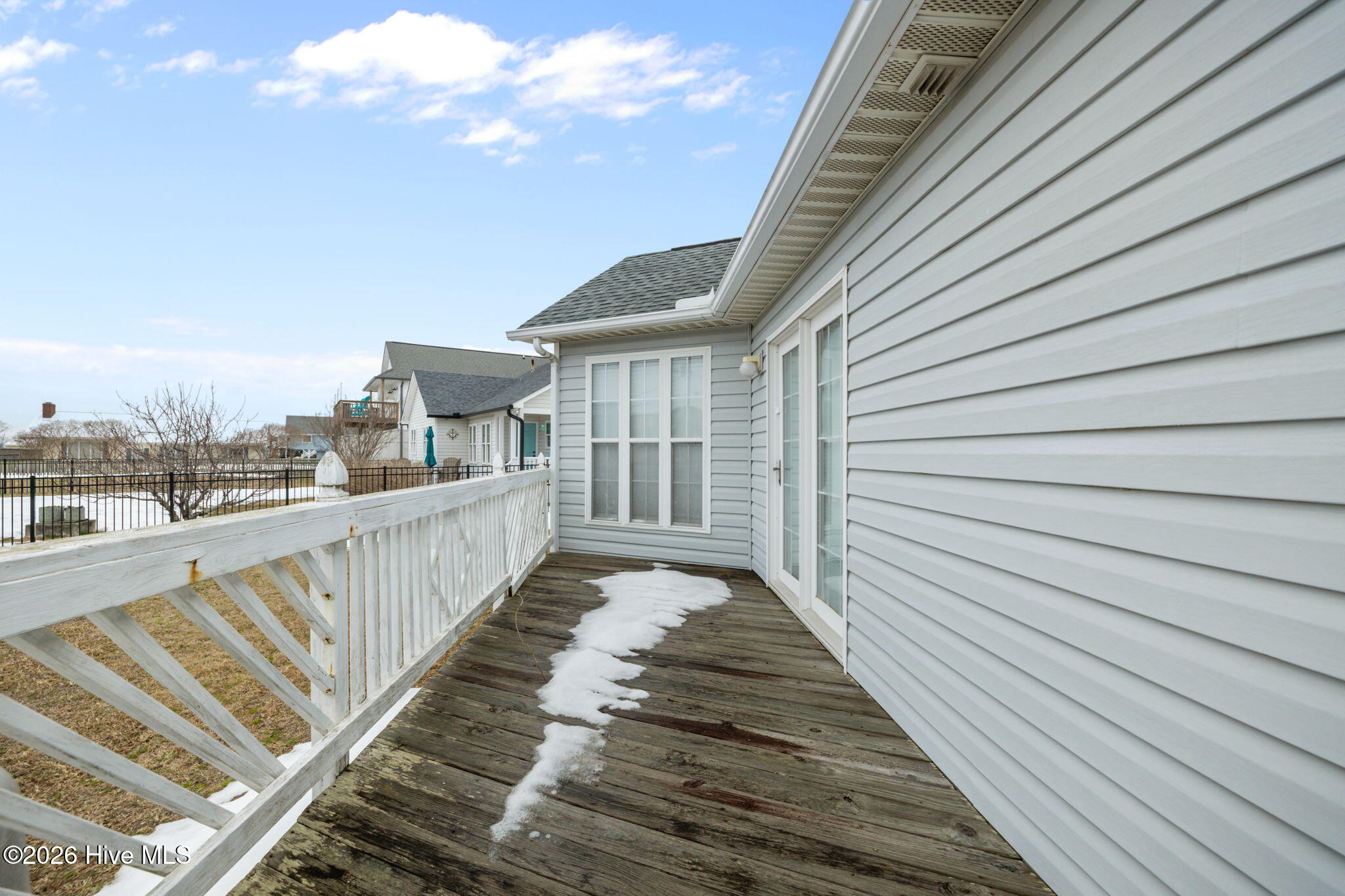 203 Old Causeway Road Atlantic Beach, NC 28512 - Photo 32 of 50 deck back of house
