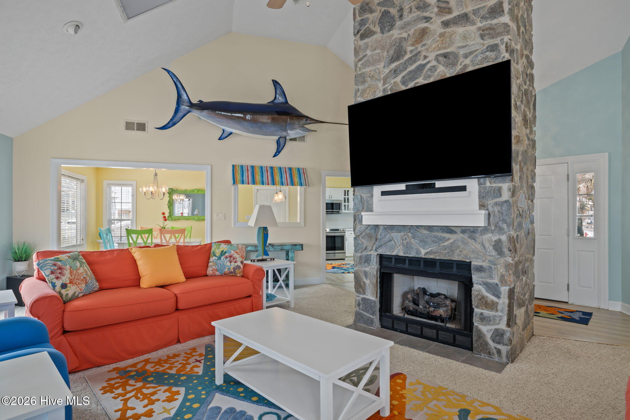203 Old Causeway Road Atlantic Beach, NC 28512 - Photo 5 of 50 Living Room