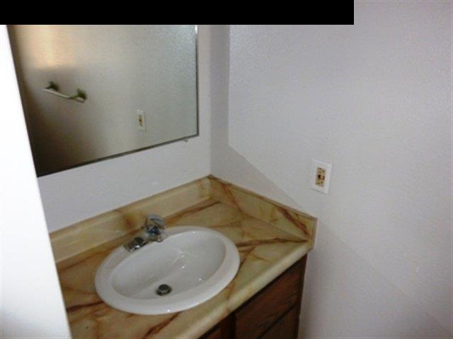 2715 Lower Kula Road Kula, HI 96790 - Photo 14 of 19 a bathroom with a sink and mirror