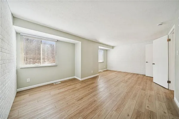 a view of wooden floor