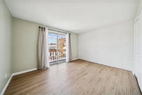 wooden floor in an empty room