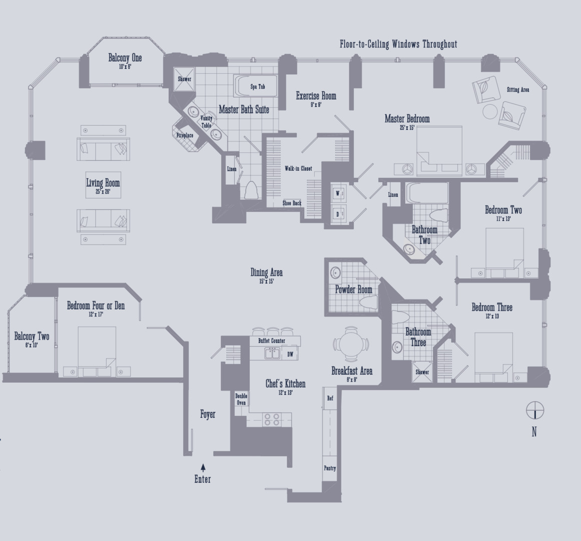 21 East Huron Street, Unit 2803 Chicago, IL 60611 - Photo 37 of 37