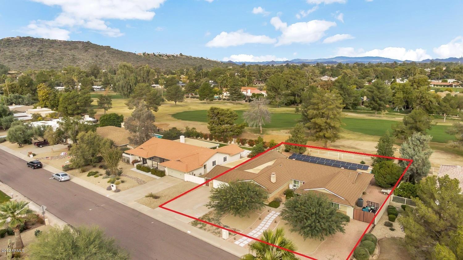 128 West Southern Hills Road Phoenix, AZ 85023 - Photo 2 of 33 Front Yard Aerial View